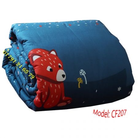 Cartoon with blue Color Twill  Comfort-CF207-Double