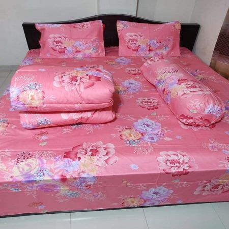 5 Pcs Pink Color Combo Set with Twill Fabrics Comfort