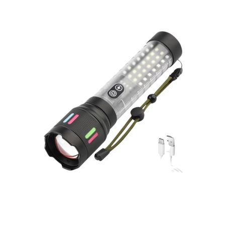 Metal and ABS Multi Torch Light