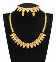 Dubai 22K Gold Plated 3Pcs Necklace Set-303